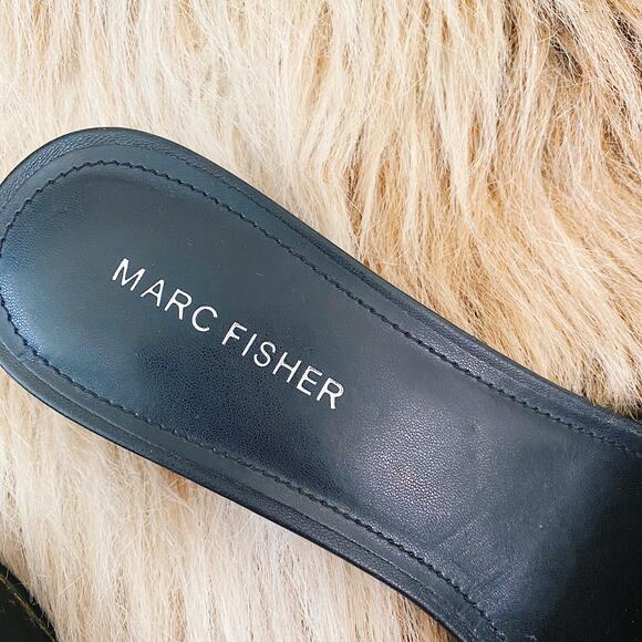 Marc Fisher Women's Casper Lattice Weave Dress Sandals - Picture 4 of 5